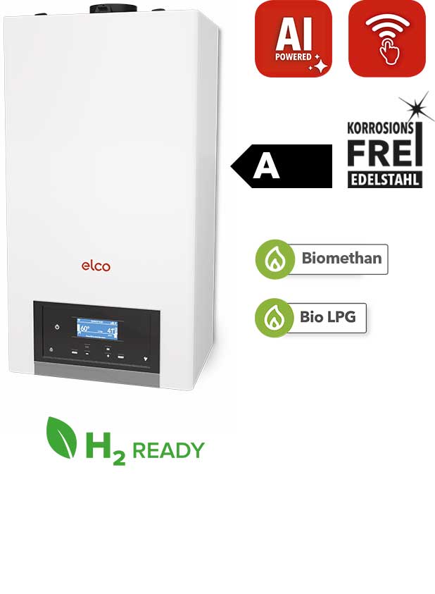 Gas-Brennwertlösung THISION MINI ELCO